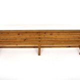 Scandinavian pine bench, Sweden, 1960