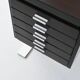 Bureau d'angle de direction Abbondinterni en acajou, Italie, 1970