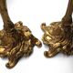 Pairs of Louis XV style gilded bronze candlesticks