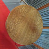 Oak art deco pedestal table