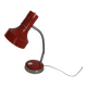 Vintage 1960s desk lamp Veneta Lumi Italy red - 35 cm