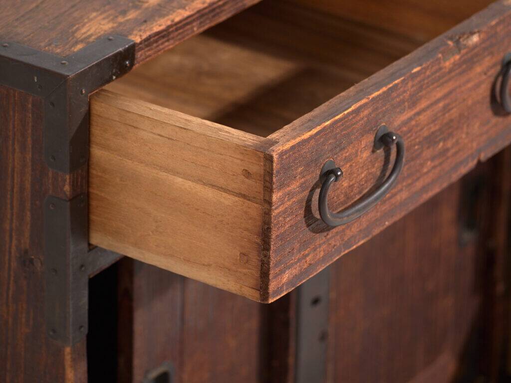 Small antique Japanese tansu – Meiji/Taishō period (c. 1890-1926) #26