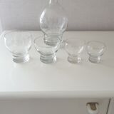 Vintage glasses and carafe from the 50s