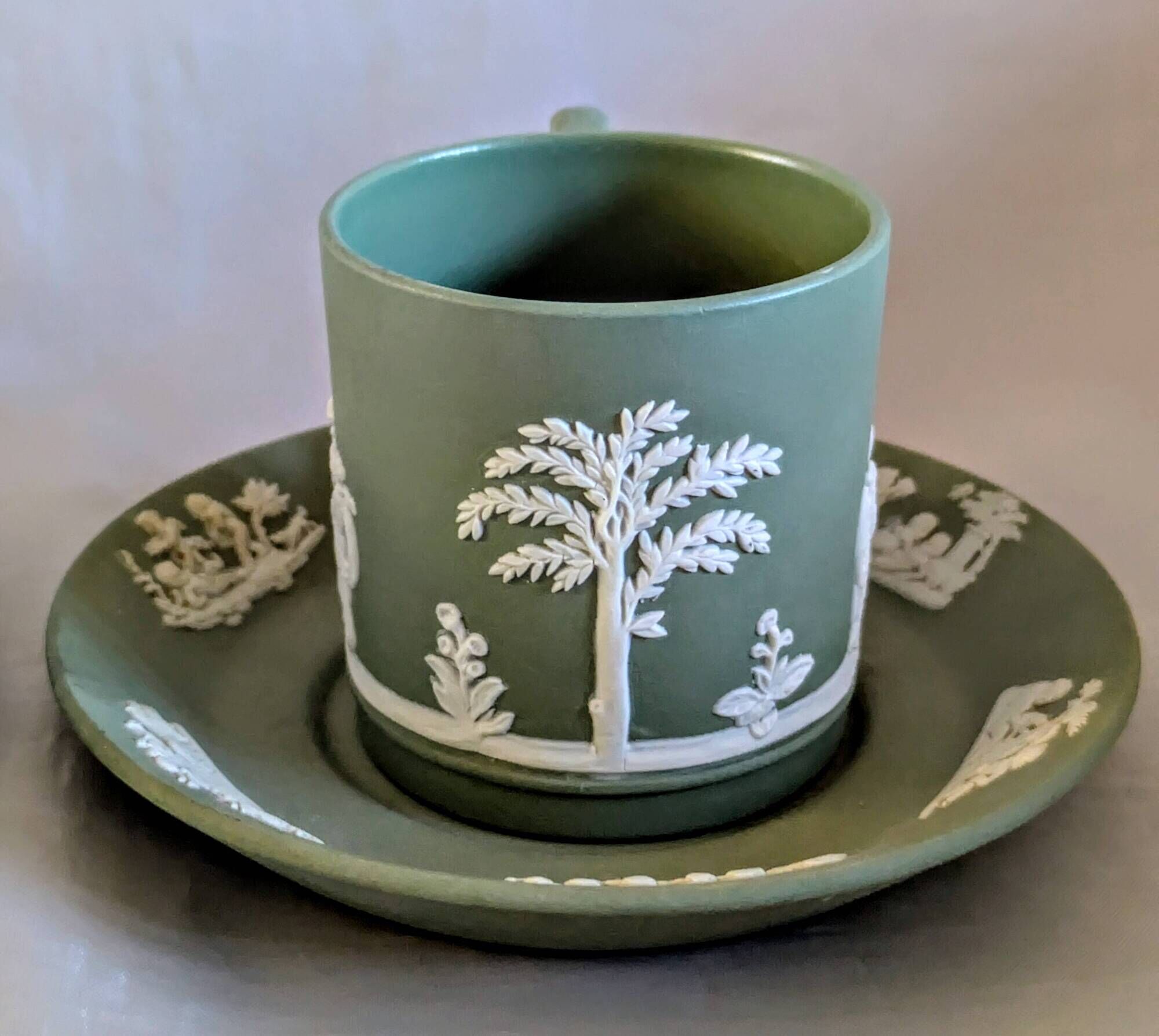 Wedgwood coffee cup pair