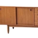 Vintage Scandinavian sideboard, teak sideboard from the 60s, 70s