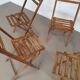 5 x folding chair 60s