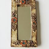 Ceramic mirror, La Roue, Vallauris.