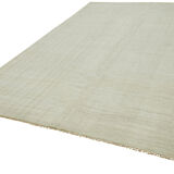 Handmade turkish contemporary 1980s 237 cm x 340 cm beige hemp kilim carpet