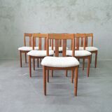 Mid-century teak dining chairs from Vamdrup stolfabrik, 1960s, set of 6