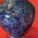 2 vases with floral decoration