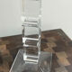 Post-modern crystal candlestick, Nachtmann House