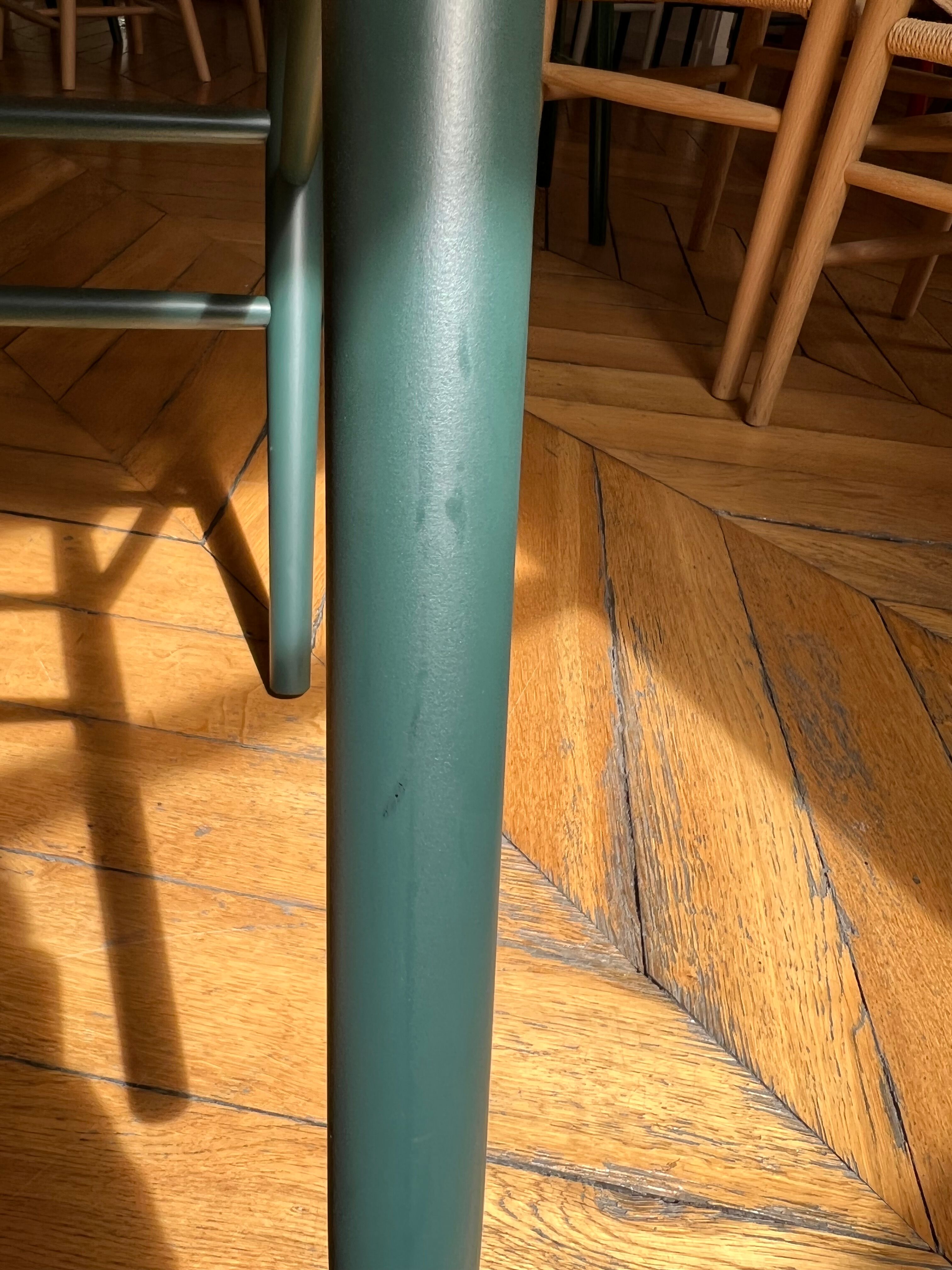 Wooden chair, FDB Mobler J80 forest green