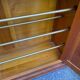 Solid wood shoe cabinet Louis Philippe Directoire 80s