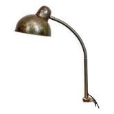 Lampe de table à col de cygne d'atelier industriel, années 1960