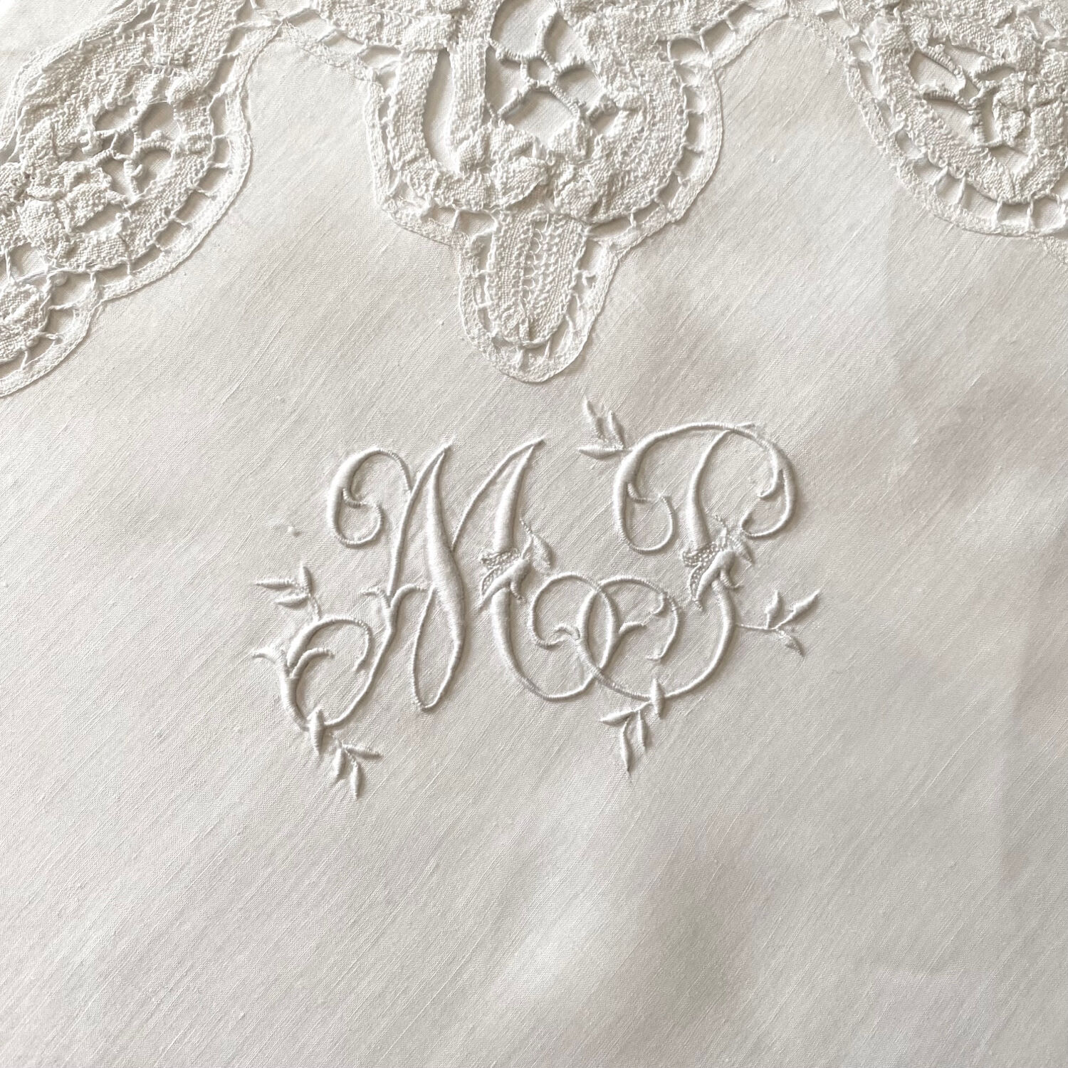 Pair of old pillowcases