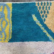 Handmade natural Berber rug 2.5x1.5 m