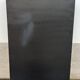 Black metal cabinet 2 doors and shelves