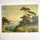 Tableau ancien impression d'art , paysage  Robert Woods 79x61 cm