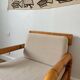 Fauteuil en pin massif esprit chalet