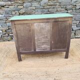 Green and white Parisian buffet