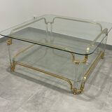 Coffee table Hollywood Regency, Italian of the 70s