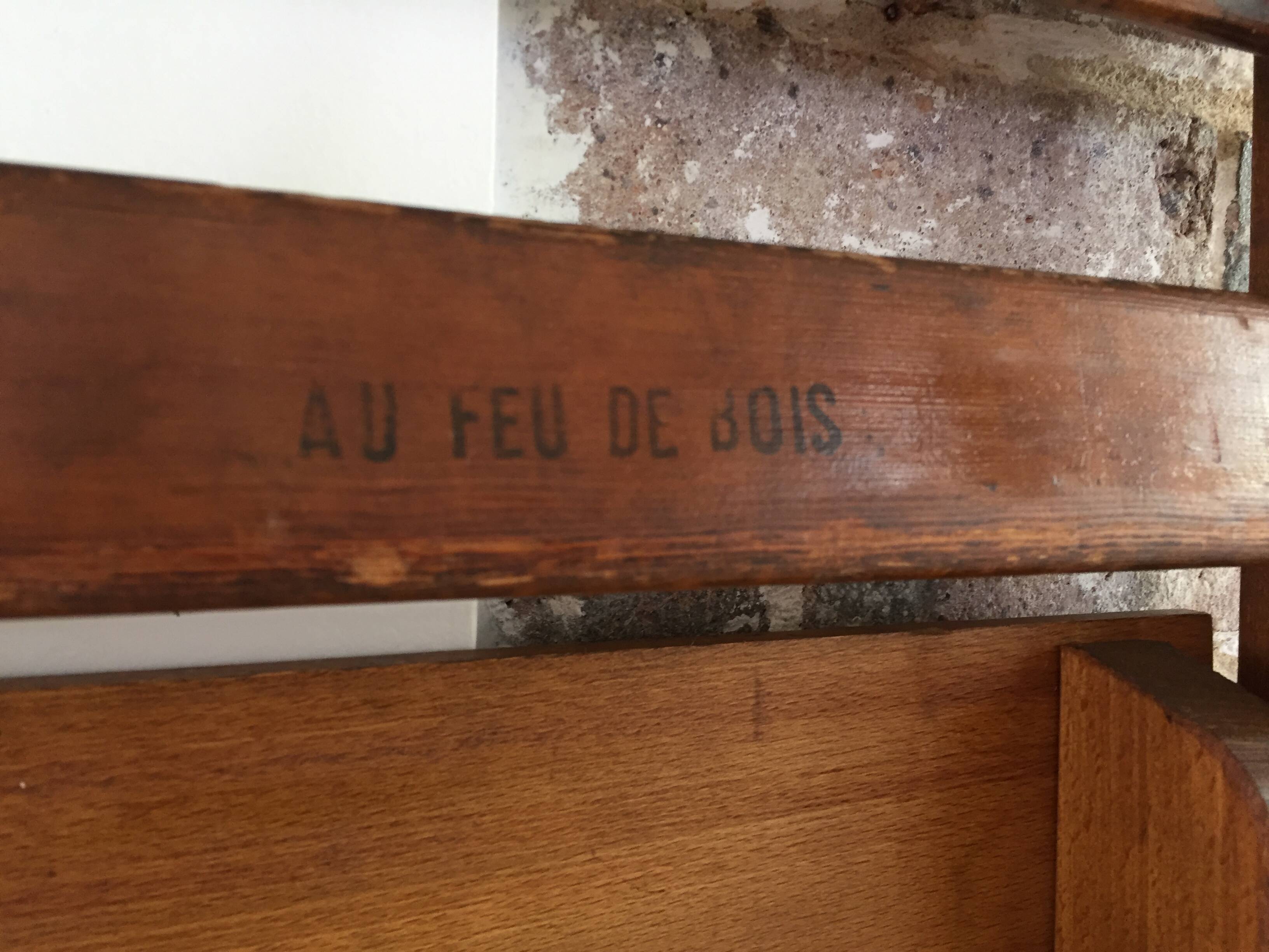 Folding chairs "by the wood fire"