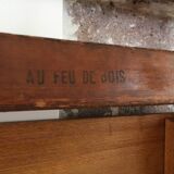 Folding chairs "by the wood fire"