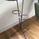 Wrought iron plant holders