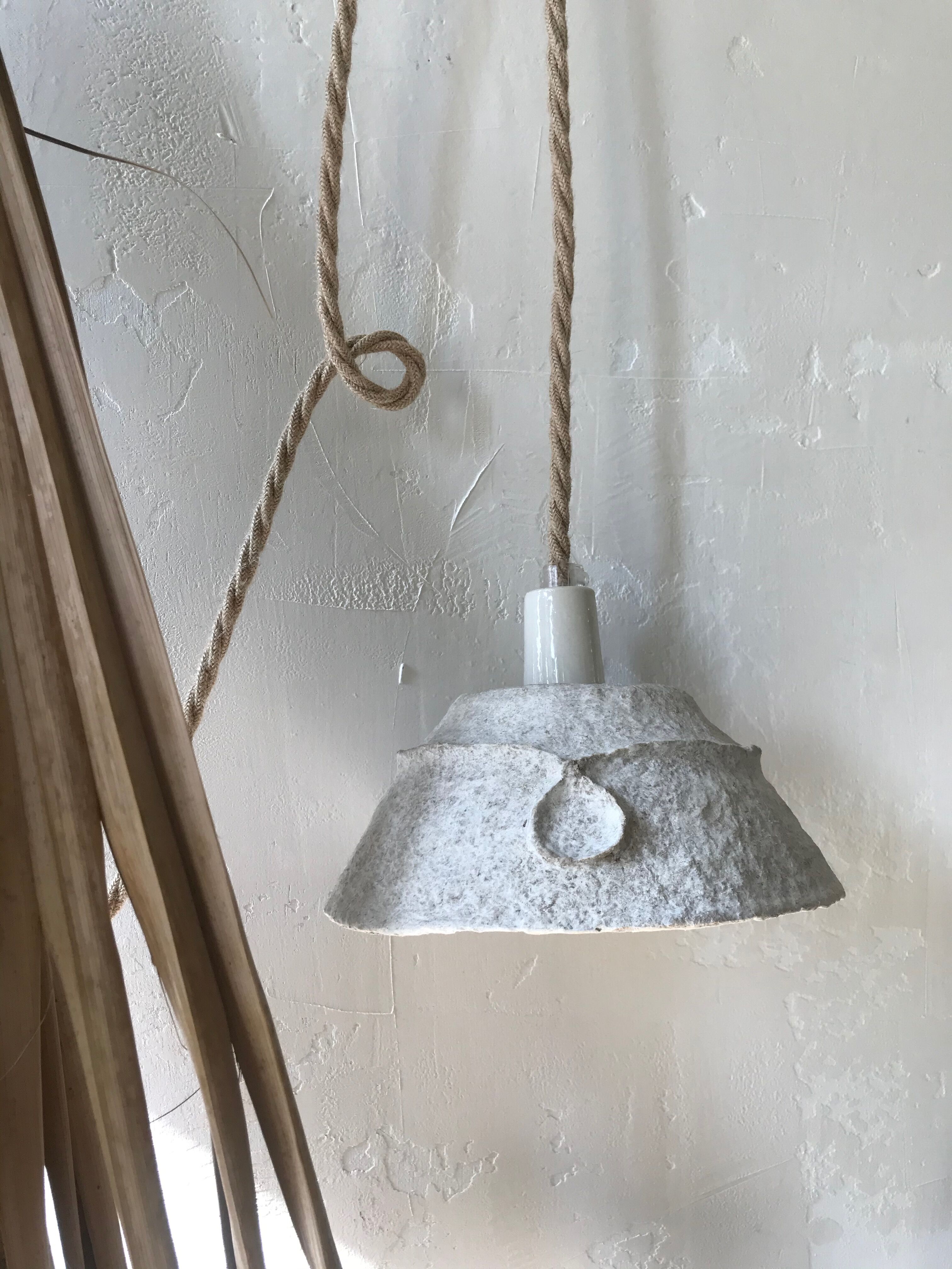 Papier-mâché ribbon walkman