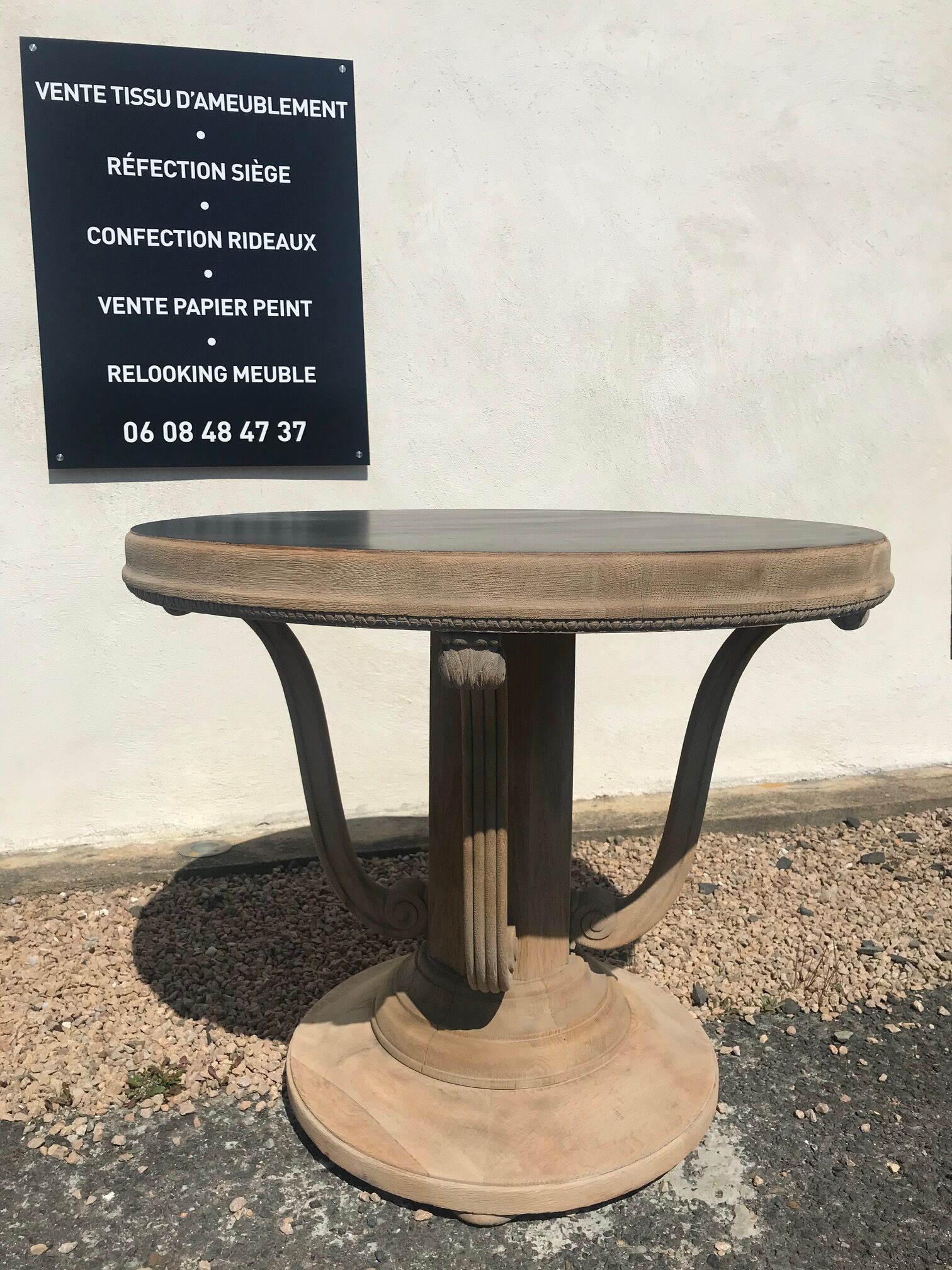 Art deco side table