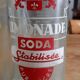 2 bottles of vintage lemonade from the 50s in glass