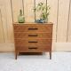 Oak chest of drawers