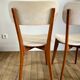 Pair of scandinavian chairs in skaï 50s