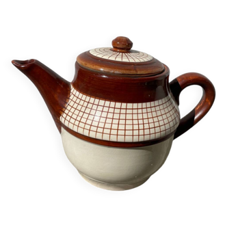 Large 1970s tiled teapot