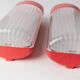 Set of 2 vintage wall sconces - Cometa 430 model by Disano Italy from the 1980s - red colour, postmodern Memphis look - original packaging, gift idea.