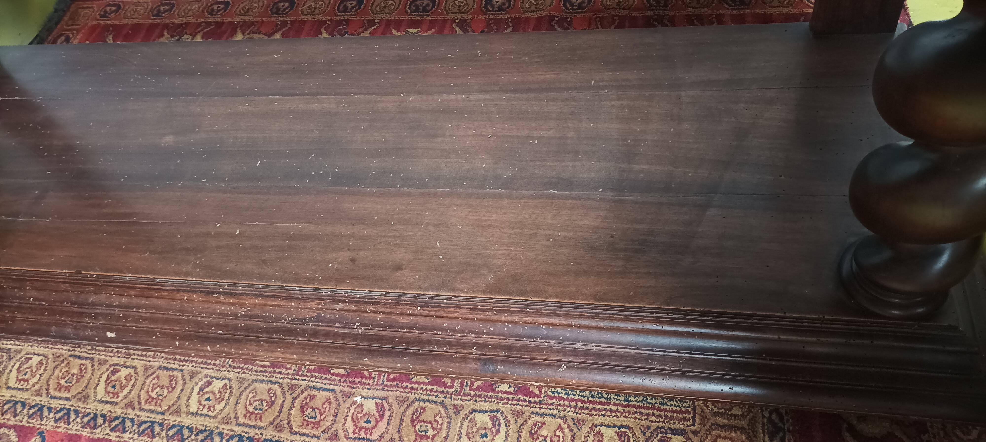 Louis XIII console in walnut