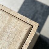 Vintage travertine coffee table