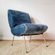 Fauteuil Kiss Pelfran bleu