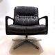 Fauteuil en cuir Eugen Schmidt pour Soloform, 1960