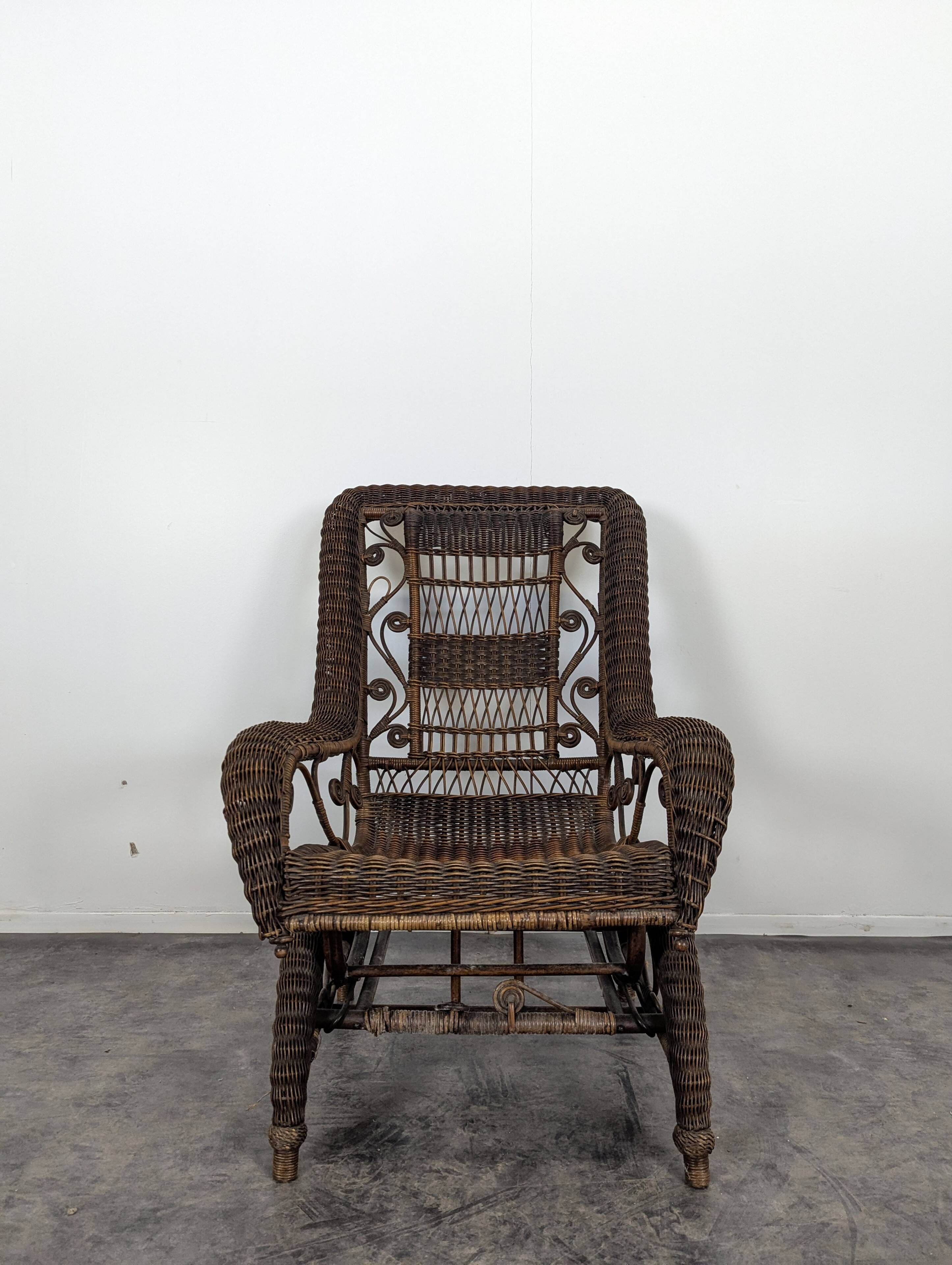 Rattan rocking chair