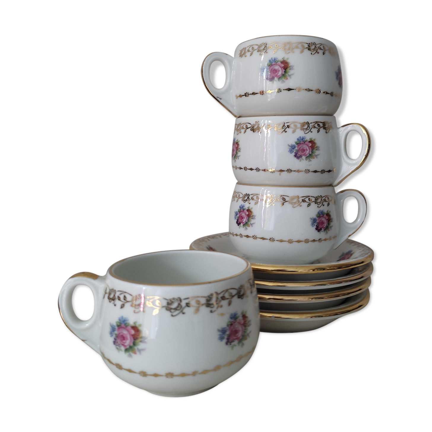 Porcelain coffee cups