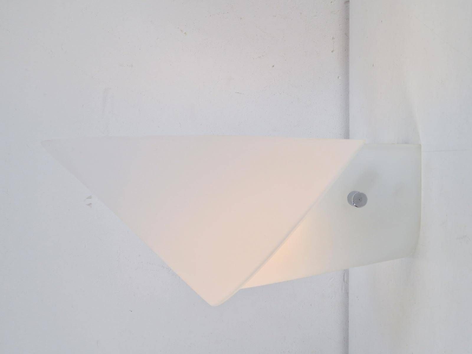 Vintage Glass Pinna Wall Lamp by Federico Codato for Murano Due, Italy, 1990s