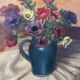 Bouquet of flowers signed Rondeau