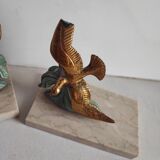 Pair of greenhouses books art deco birds