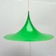 Semi-model tulip pendant lamp green space Danish mid-century by Claus Bondrup and Torsten Thorup for Fog & Mørup, 1960s, set of 2