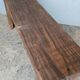 Bench 100 cm old solid wood with patina