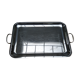 ‌Stainless steel tray with 2 handles
