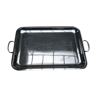 ‌Stainless steel tray with 2 handles