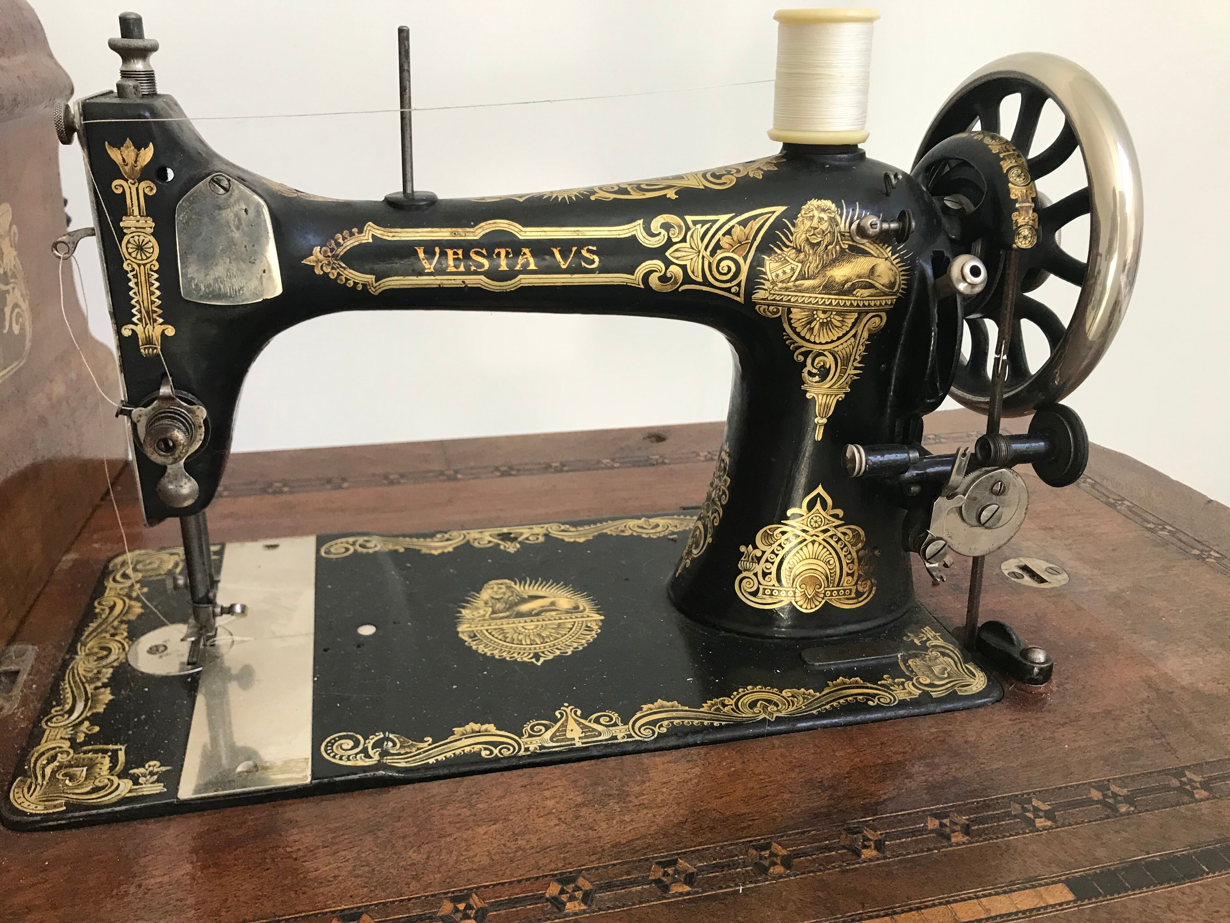 Former vesta sewing machine