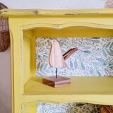 Bibus bookcase in yellow wood